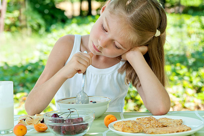 Tình trạng rối loạn ăn uống ở trẻ