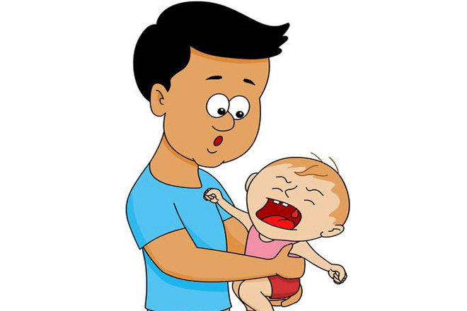 Trẻ quấy khóc