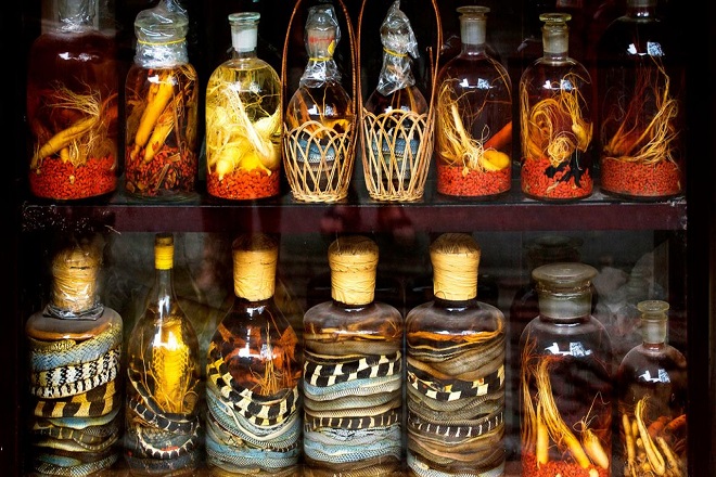 rượu rắn biển