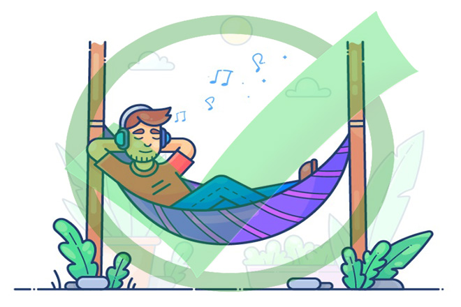 Người đàn ông thư giãn