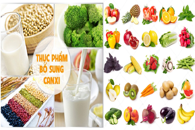 thực phẩm bổ sung canxi