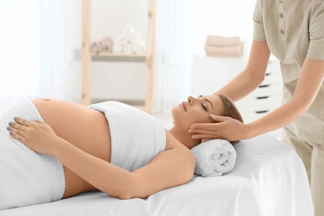 bà bầu đi spa được không?