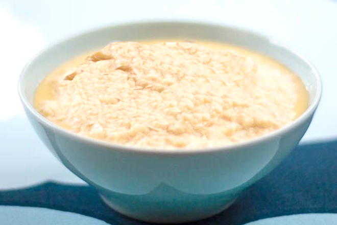 Cháo trứng và yến mạch