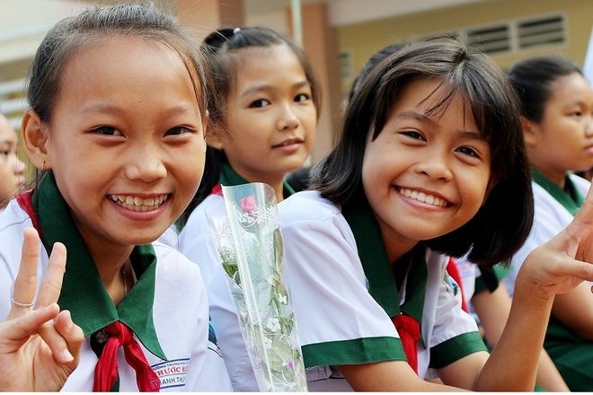 Trẻ cần có tâm lý thoải mái để phát triển tốt