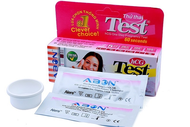 Que thử thai Abon