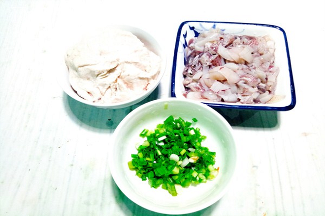 chả mực hành lá