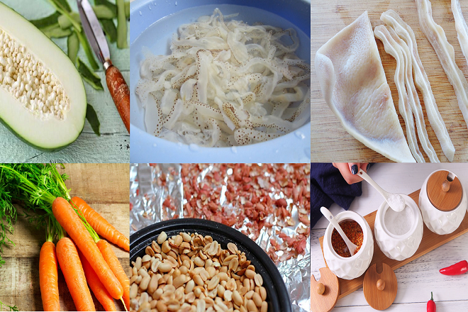 Cách làm nộm sứa đu đủ