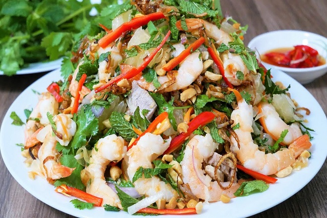 Nộm sứa tôm thịt