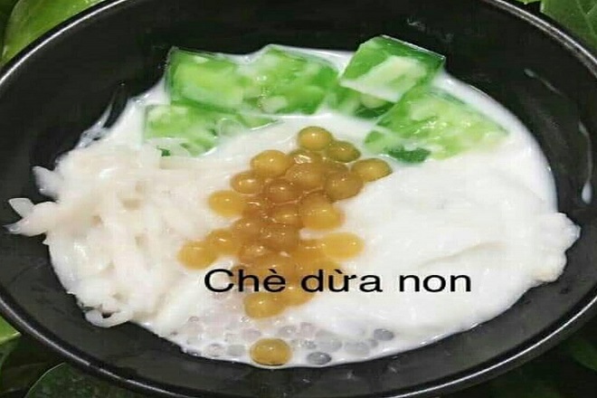 chè dừa non