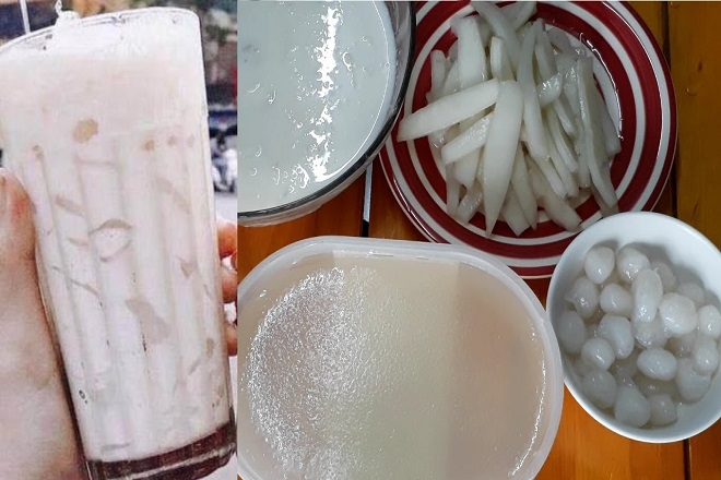 chè dừa non hải phòng
