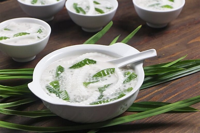 chè dừa non ngon