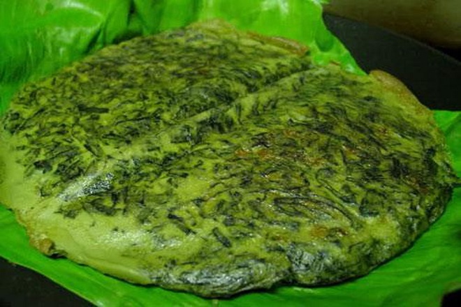 trứng hấp lá mơ