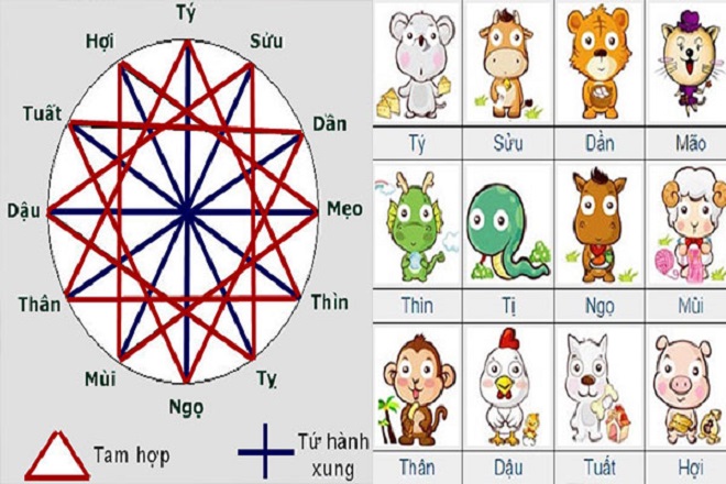 đặt tên cho con theo tam hợp và bản mệnh