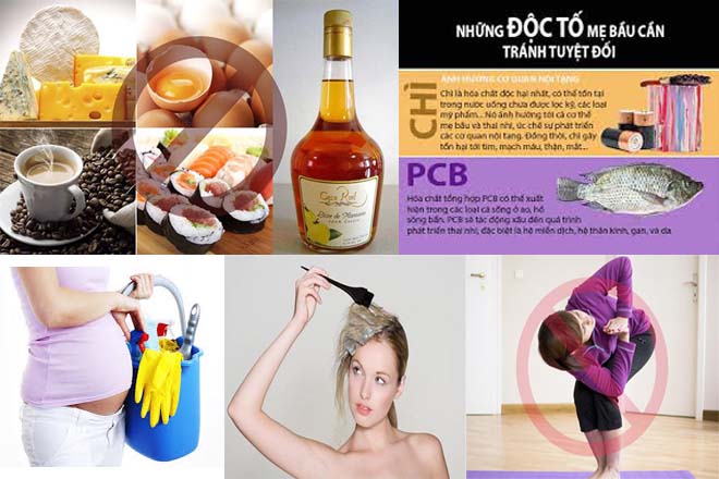 những điều mẹ bầu cần tránh