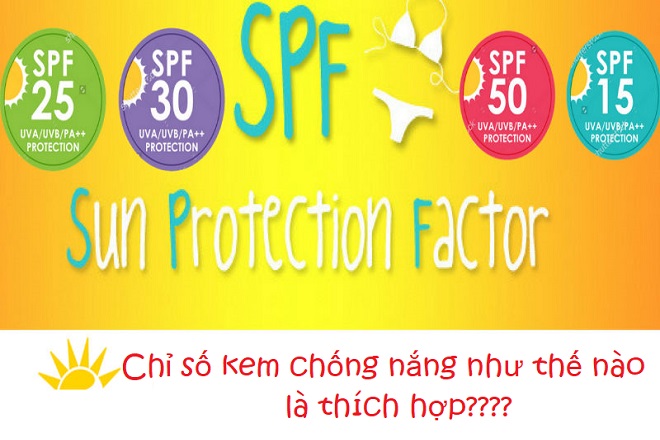 Chỉ số kem chống nắng
