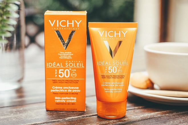 Kem chống nắng dành cho da khô Vichy Velvety Cream SPF 50+