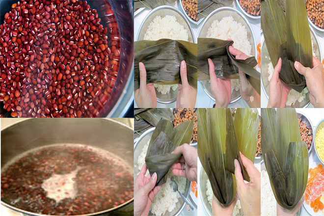 bánh ú đậu đỏ