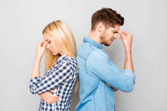 Cặp đôi bị stress