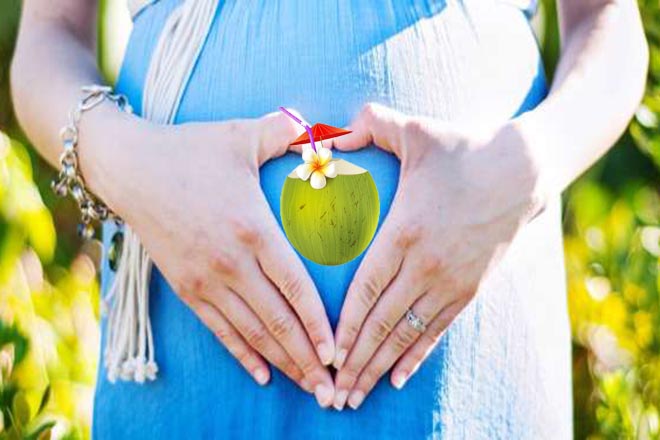 Nước dừa làm sạch nước ối