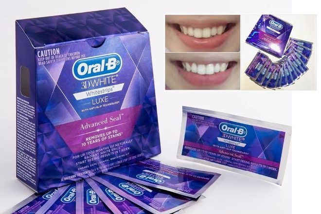 miếng dán trắng răng oralb