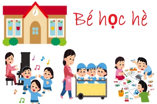 bé nghỉ hè