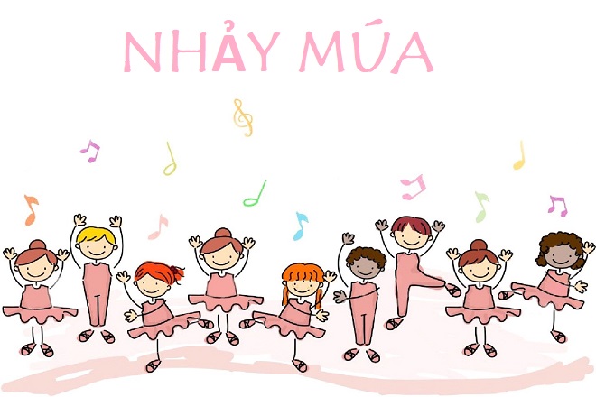 bé học nhảy múa