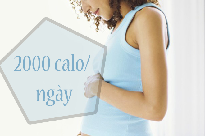 Bà bầu cần 2000 calo một ngày