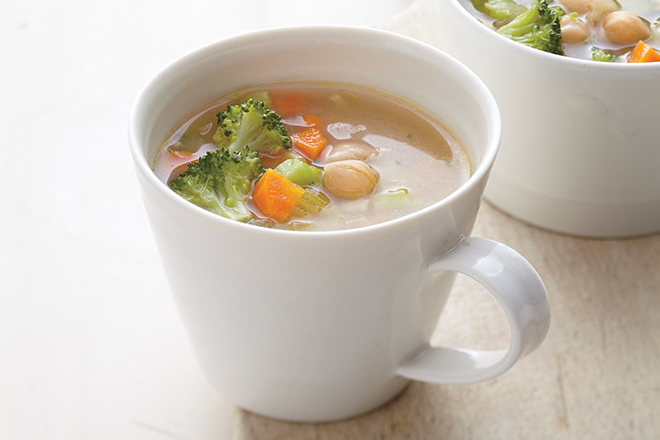 Súp miso đậu phụ