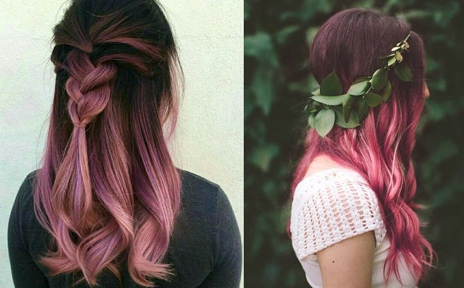 ombre hồng