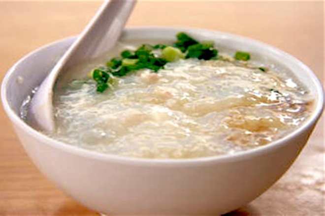 Cháo cá đơn giản