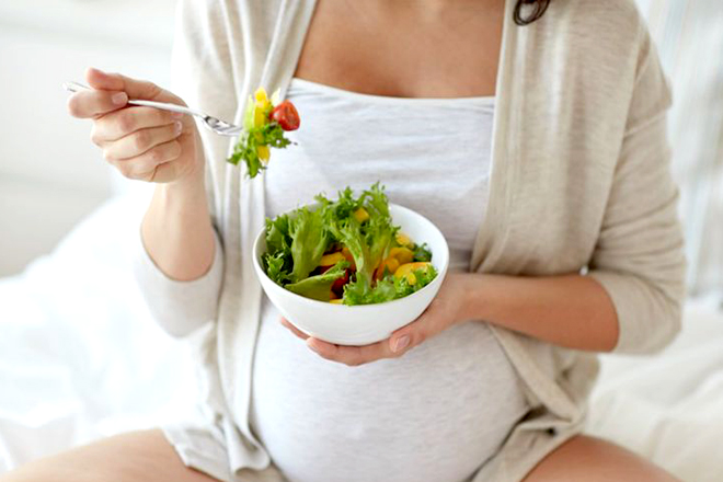 Bà bầu ăn nhiều rau