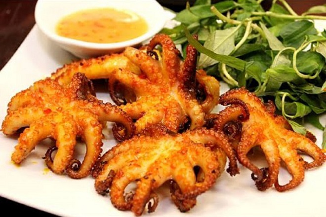 Bạch tuộc nướng