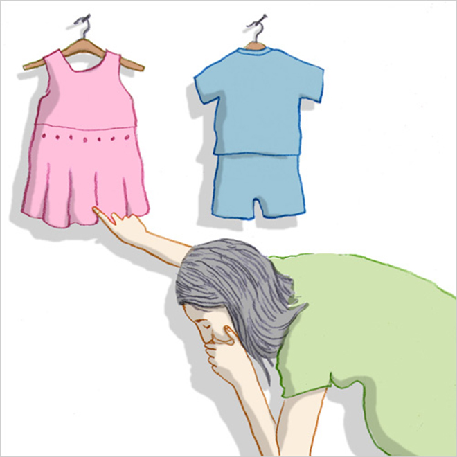 Ốm nghén nặng sinh bé gái