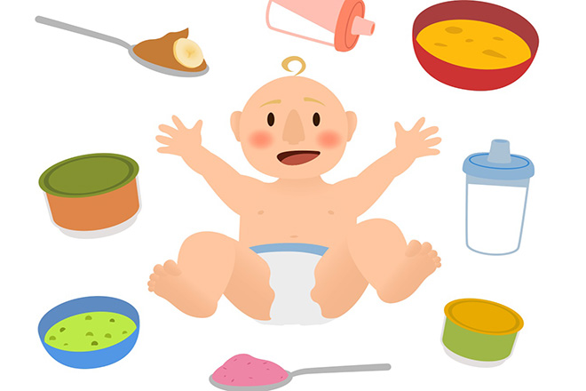 Trẻ sơ sinh cần mọi chất dinh dưỡng