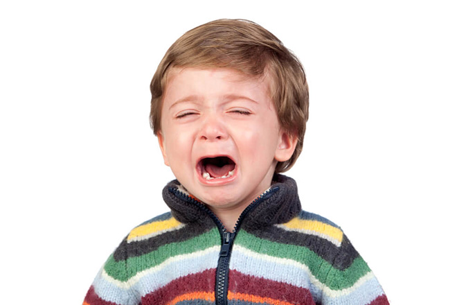 Trẻ gào khóc