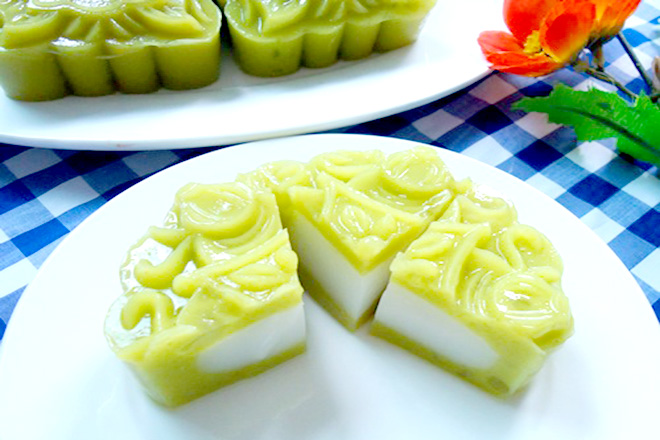 Bánh trung thu rau câu vị bơ