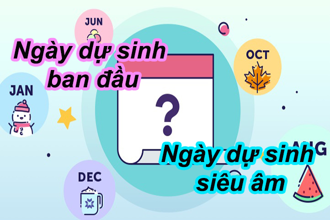 Ngày dự sinh khác nhau