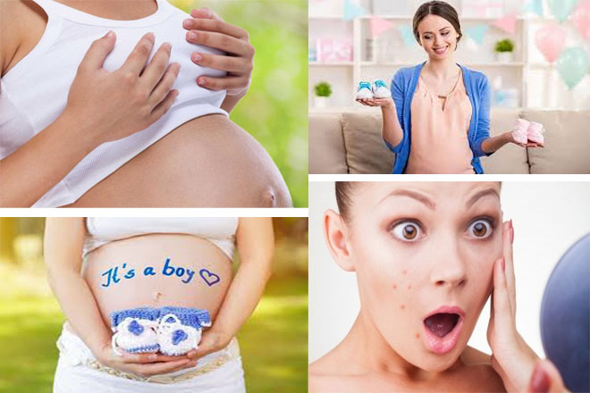 cơ thể mẹ có những thay đổi