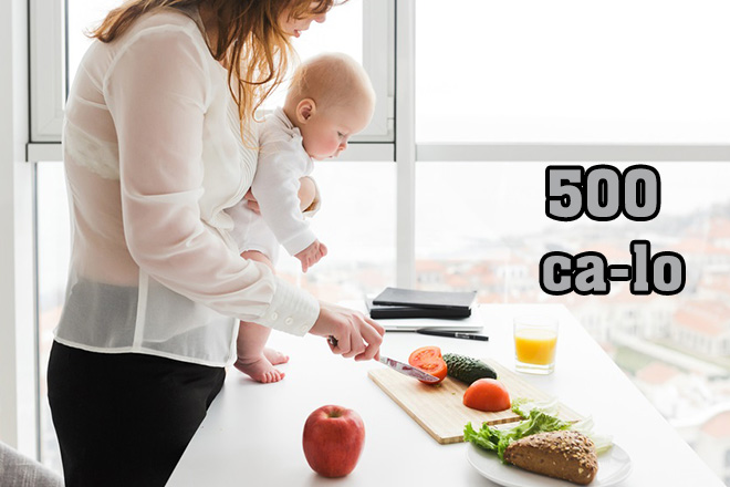 Bạn cần thêm 500 calo mỗi ngày