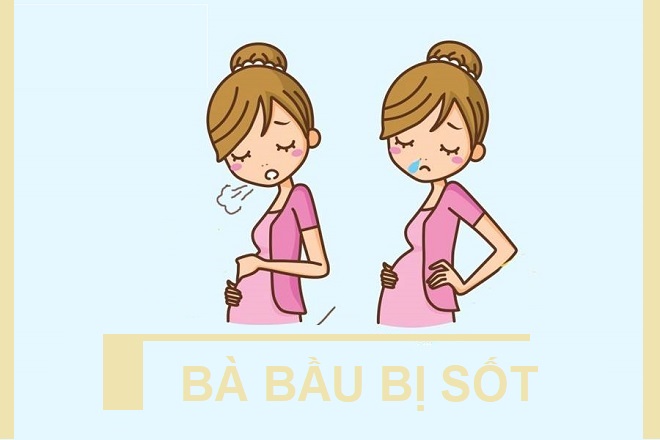 bà bầu bị sốt