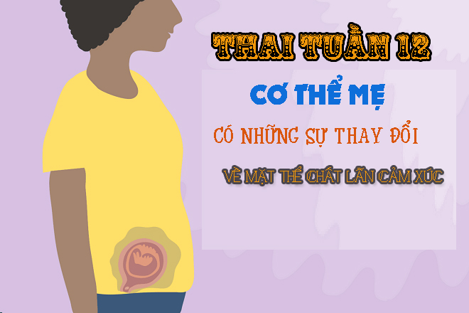 cơ thể mẹ thay đổi