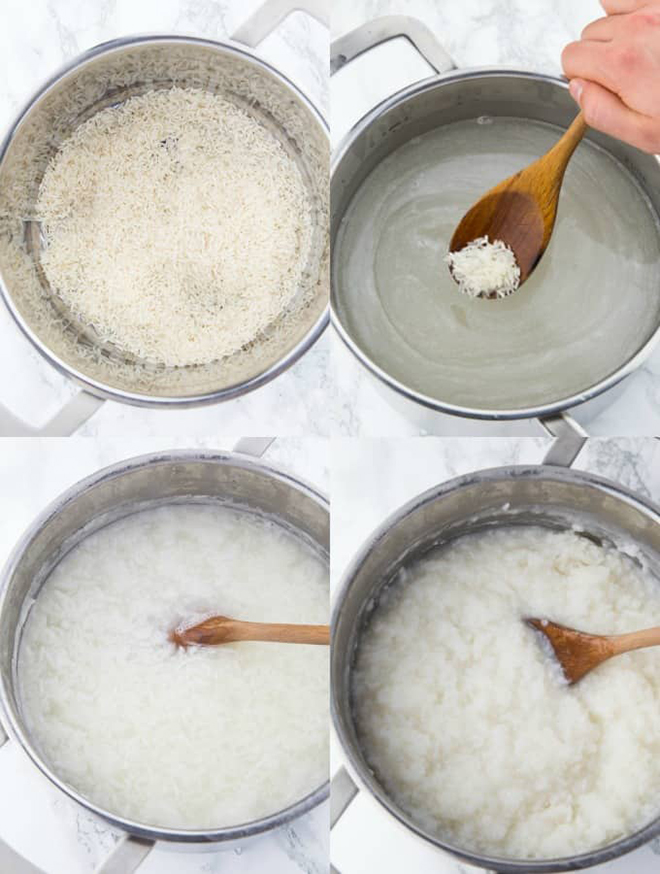 Cháo lỏng và cháo đặc