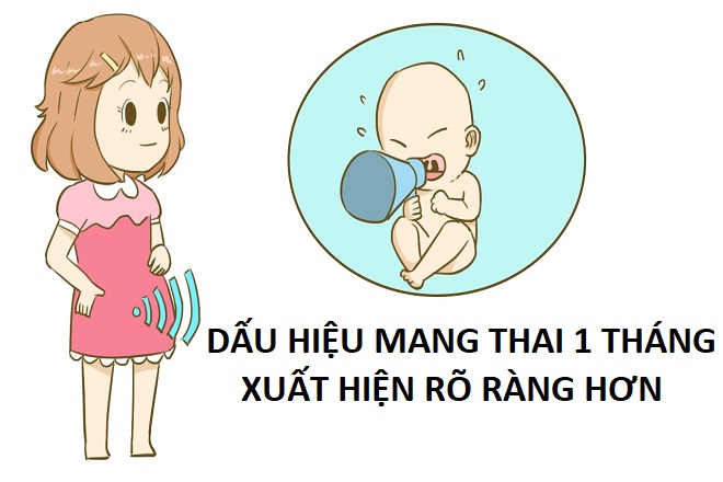dấu hiệu có thai tháng đầu
