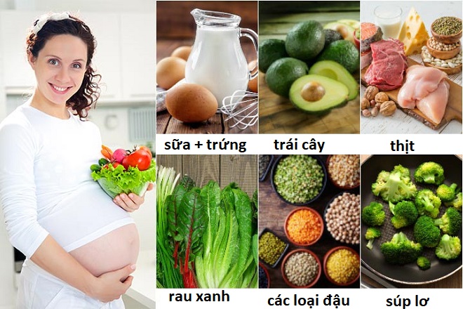 thực phẩm cho bầu