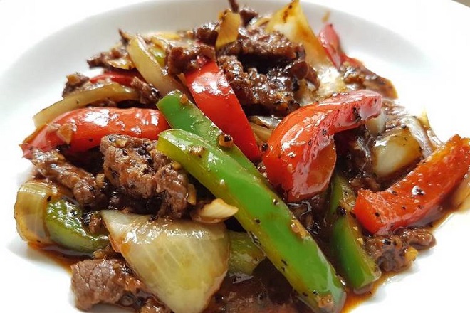 bò sốt tiêu đen