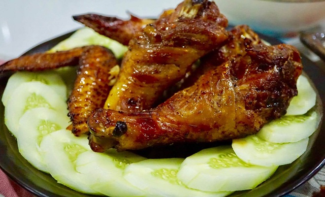 gà nướng mật ong