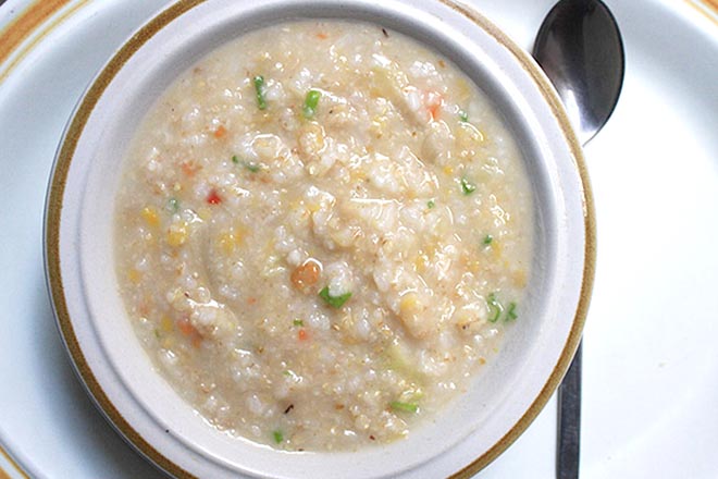 Cách nấu cháo cho em bé 1 tuổi