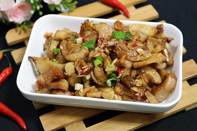 tép mỡ rim mắm