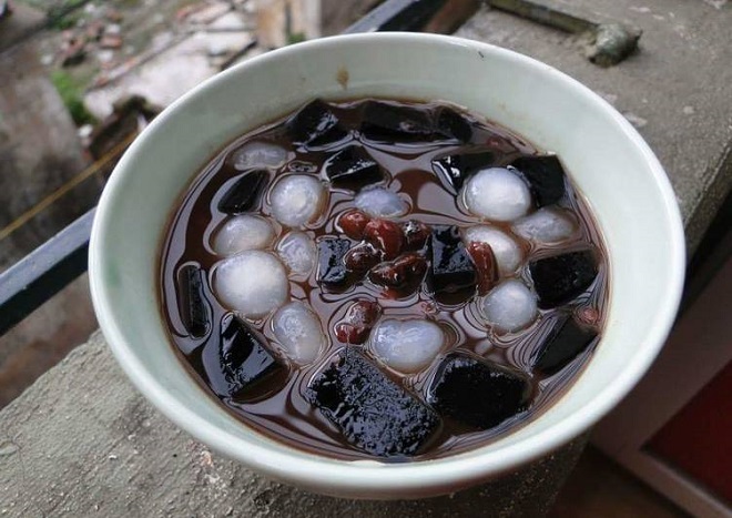 chè trân châu nhân dừa