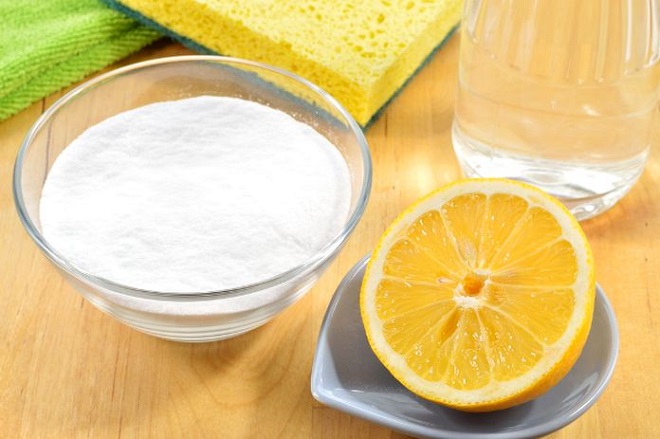 trị mụn đầu đen bằng baking soda
